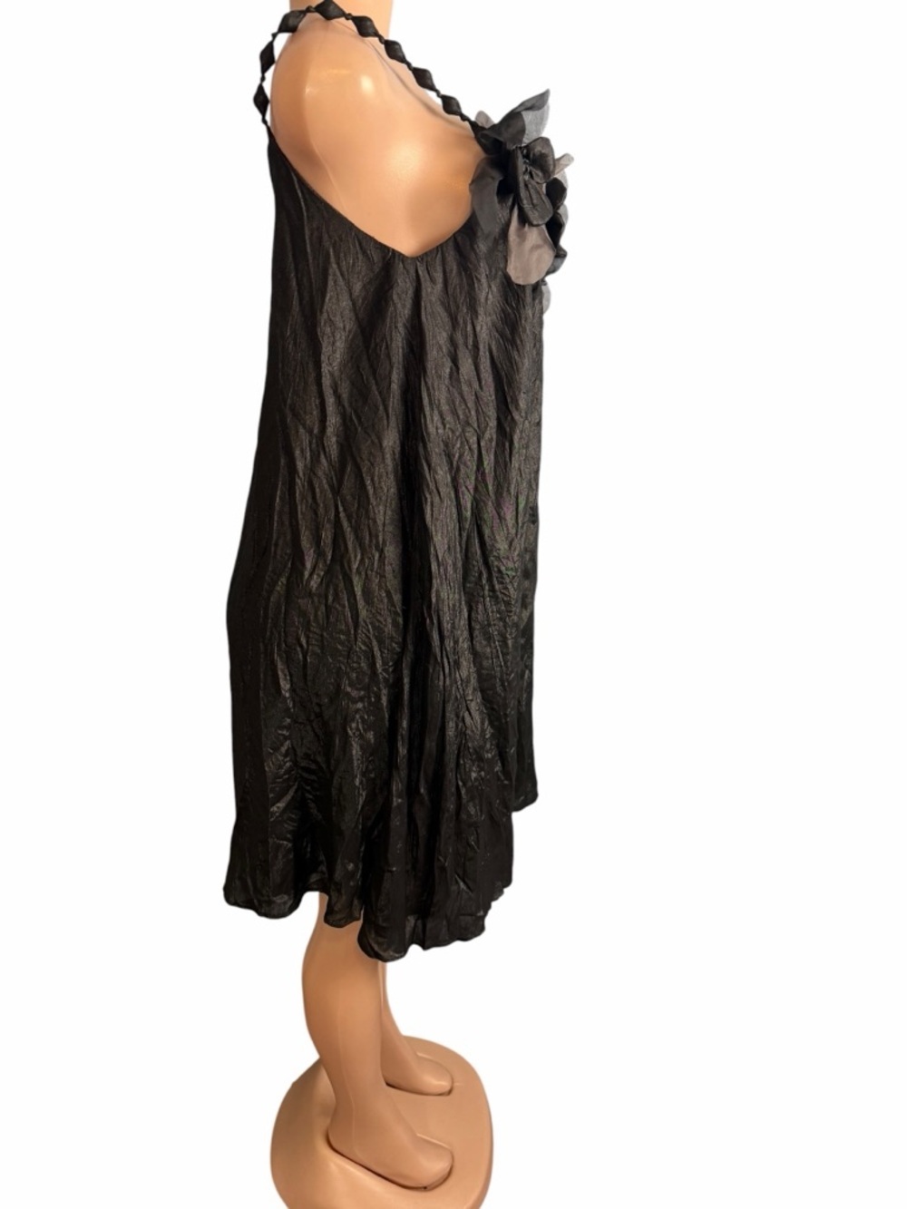 3/$30 ☀️ Anthropologie RYU Babydoll Shift Mini Dress with Floral 3D Appliqué - Picture 6 of 8